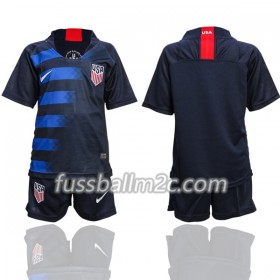 Fußballtrikots USA Kinder Auswärts Trikotsatz 2018-2019